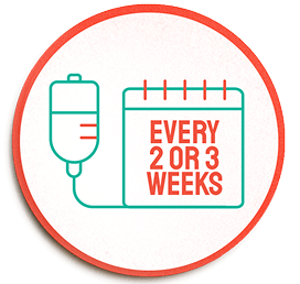 Every 2 or 3 weeks icon